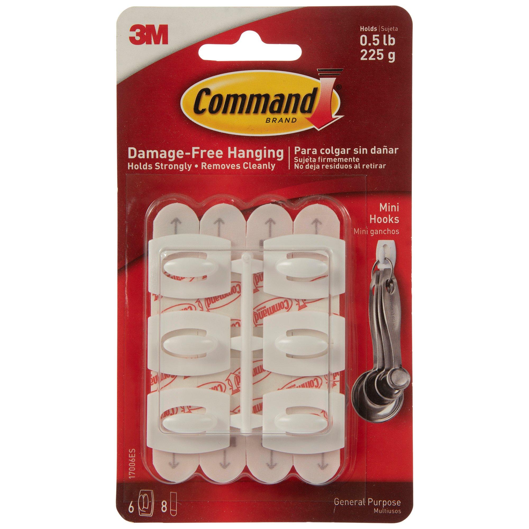 Mini Command Hooks | Hobby Lobby | 453647