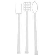 White Dipping Tools