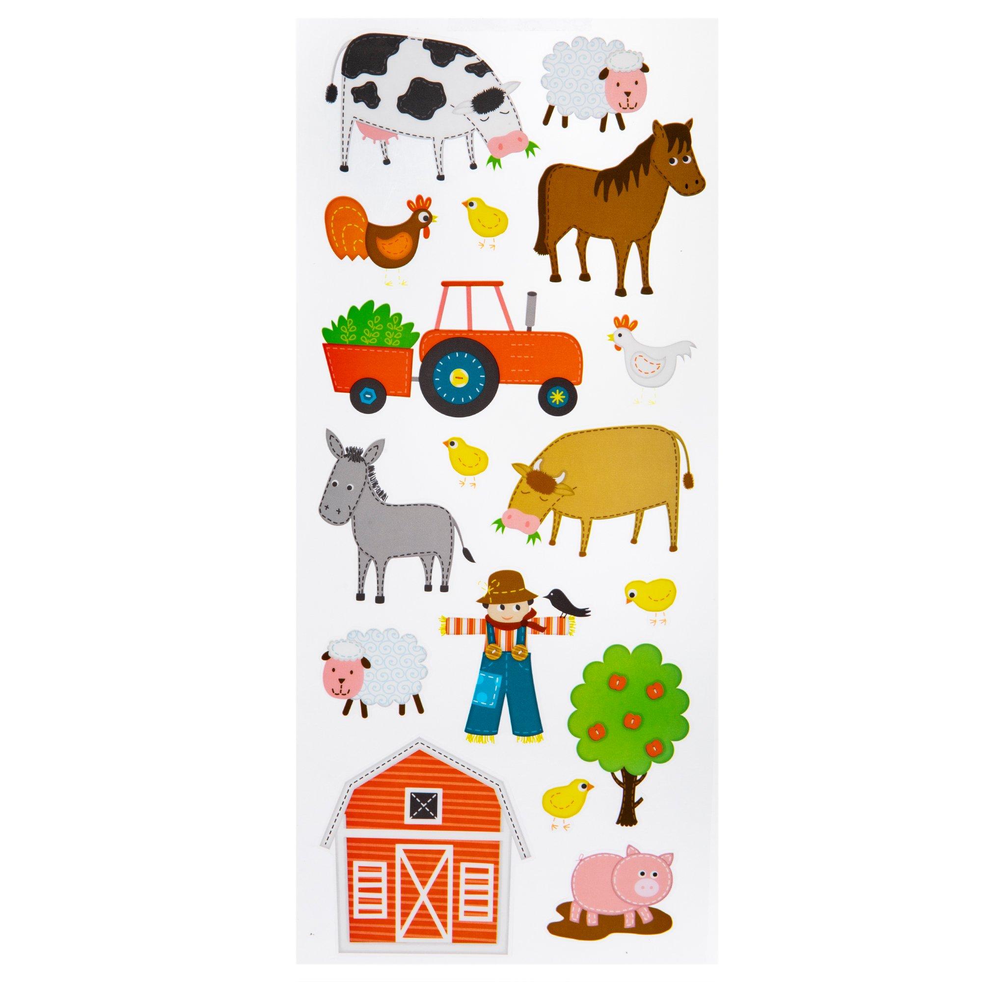 Patchwork Farm Animal Stickers Hobby Lobby 460634