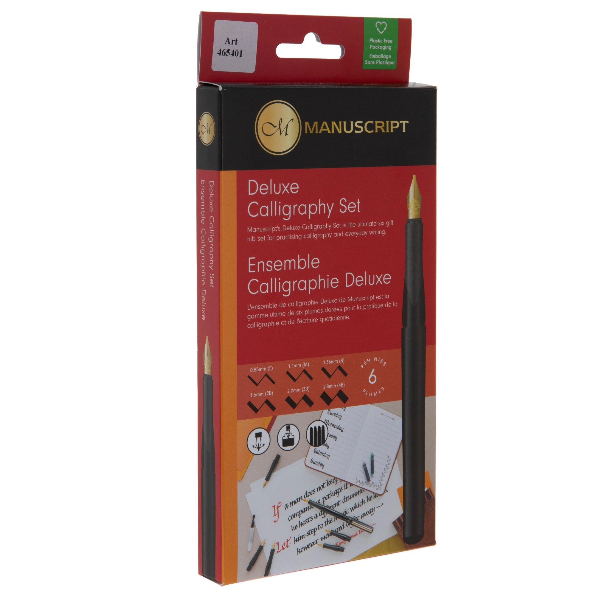 Deluxe Manuscript Calligraphy Set - 12 Piece Set | Hobby