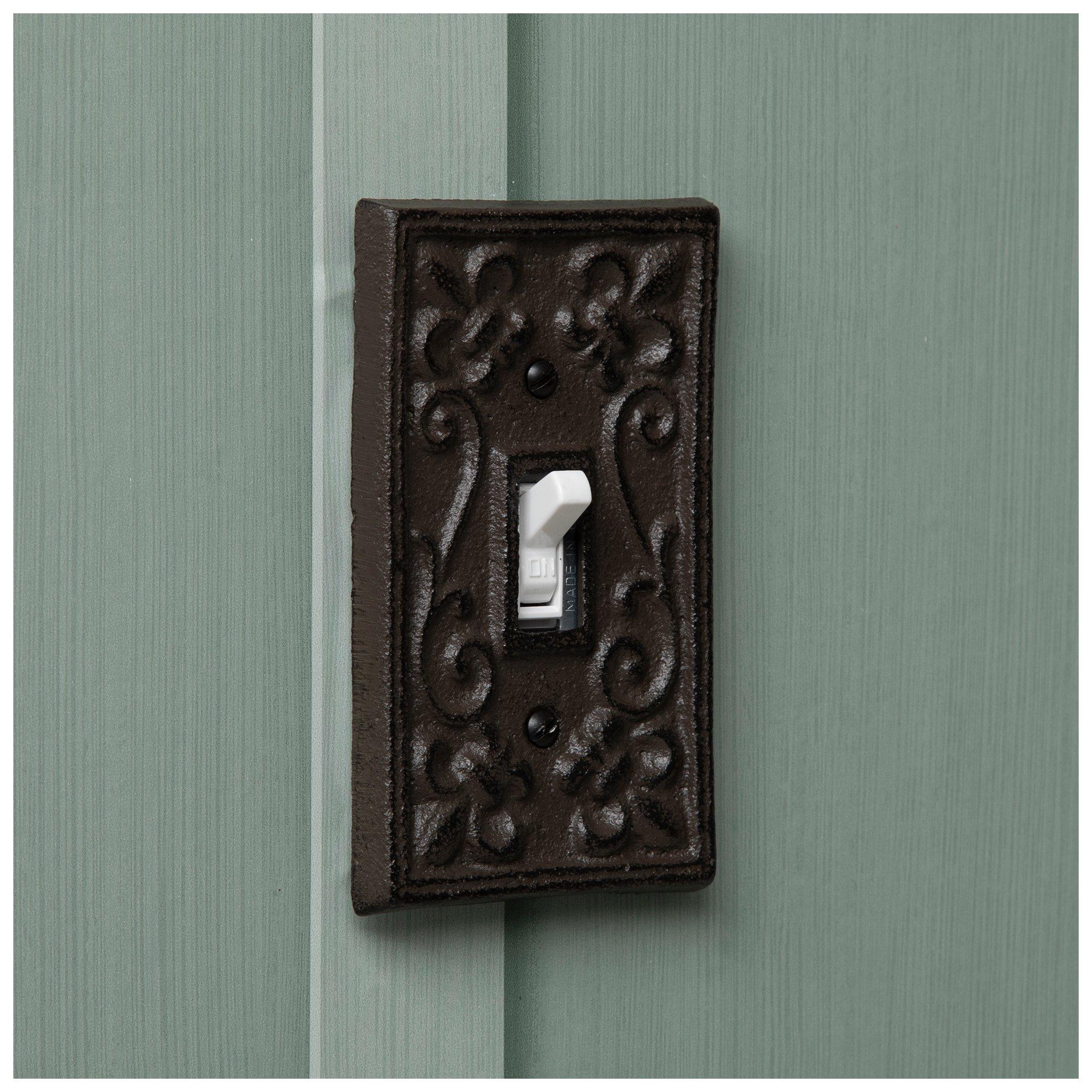Custom Laser Engraved Loon Single Switch Plate Cover - Wood