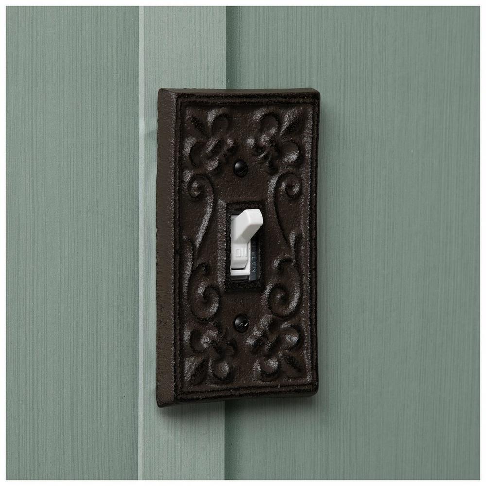 Rust Fleur-De-Lis Metal Single Switch Plate | Hobby Lobby | 466151