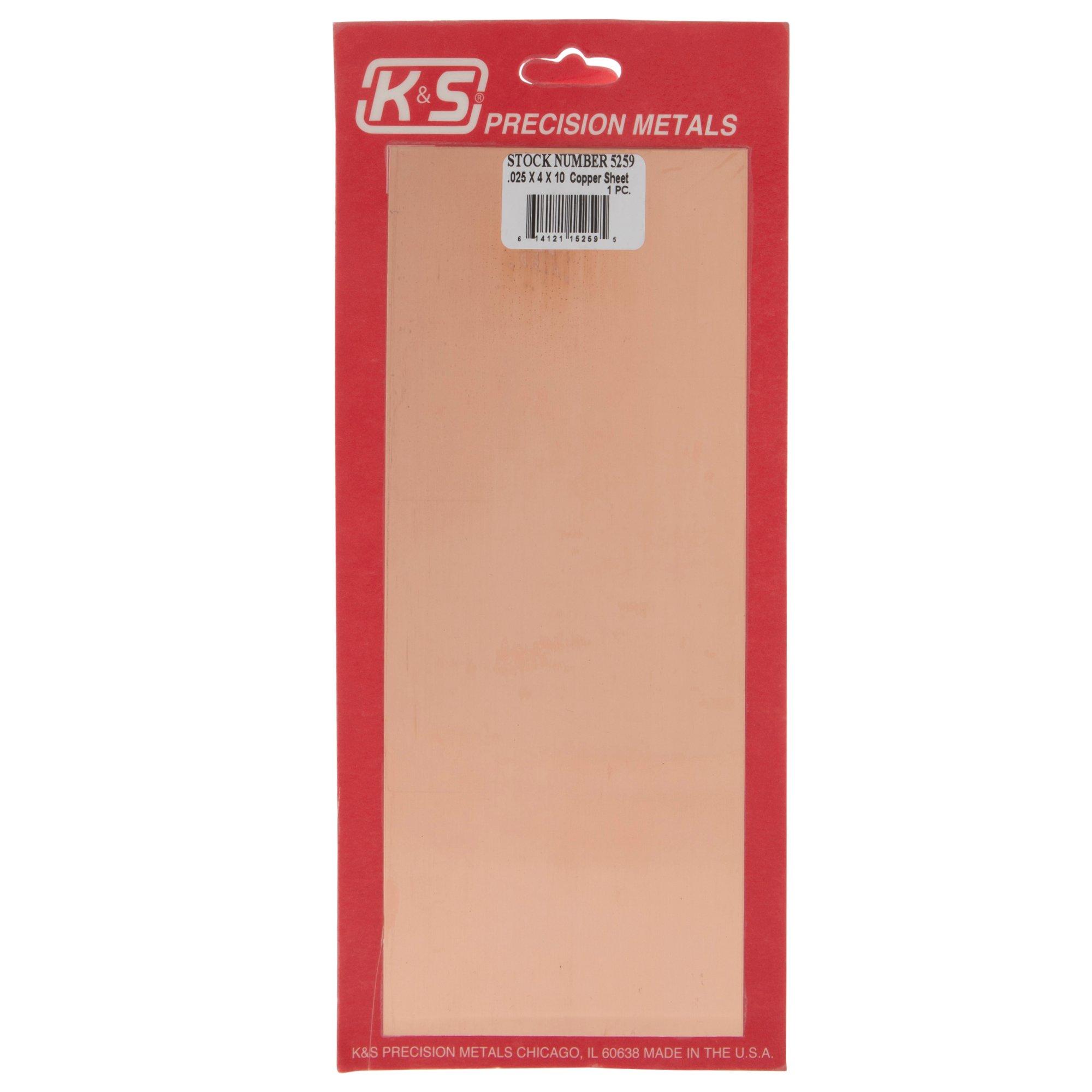 259 .025 Copper Sheet Metal