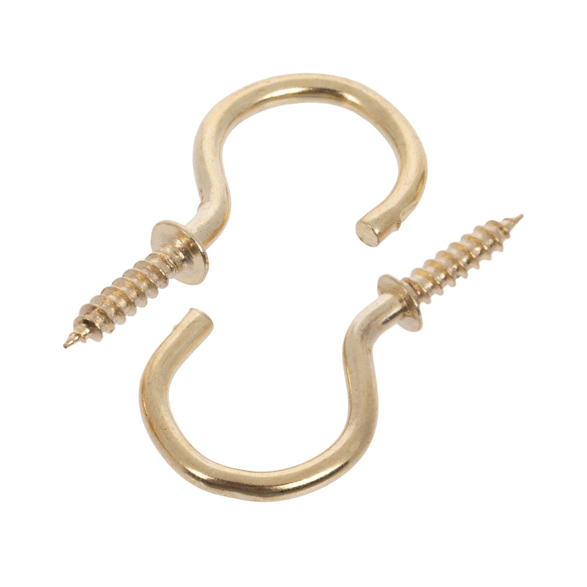 Brass Plated Cup Hooks Hobby Lobby 470781