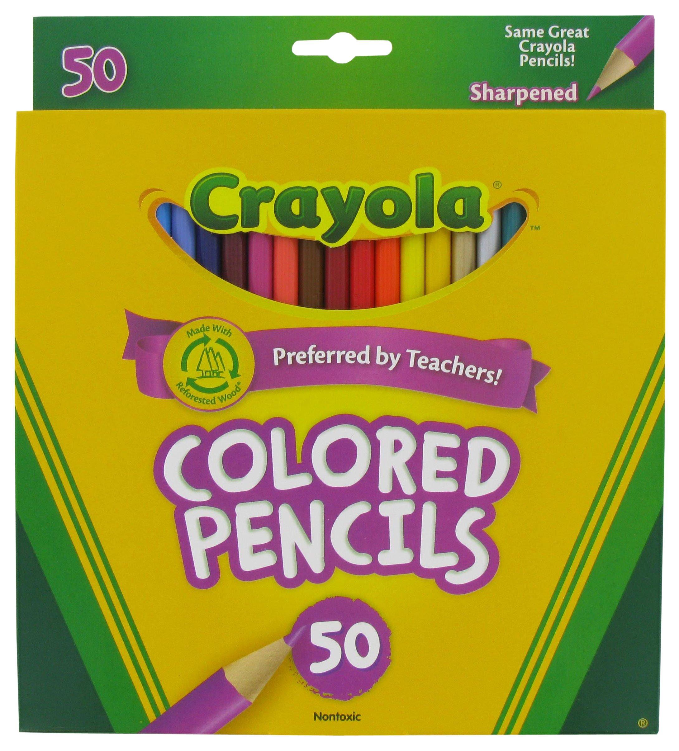 Crayola Colored Pencils 50 Piece Set Hobby Lobby 471987