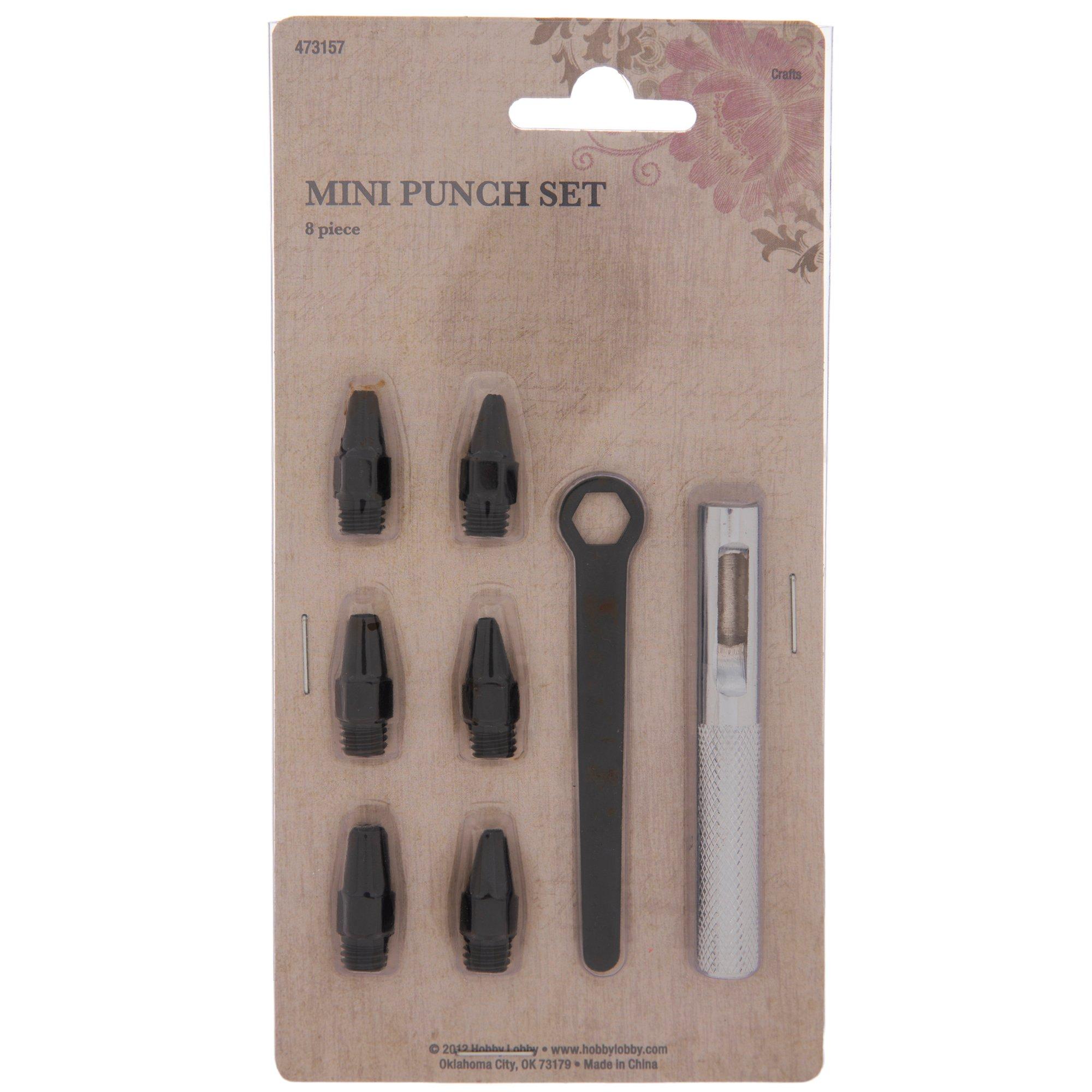 Leather Punch Set With 7 Punch Sizes, Brettuns Village