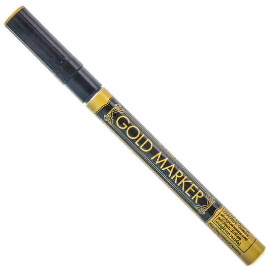 15070- Gold Pilot Permanent Marker, Extra Fine Point