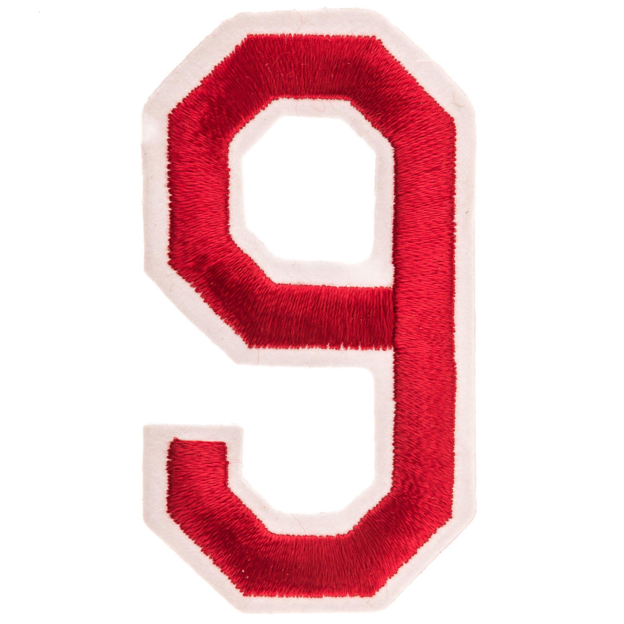 Embroidered Number Iron-On Patch - 3