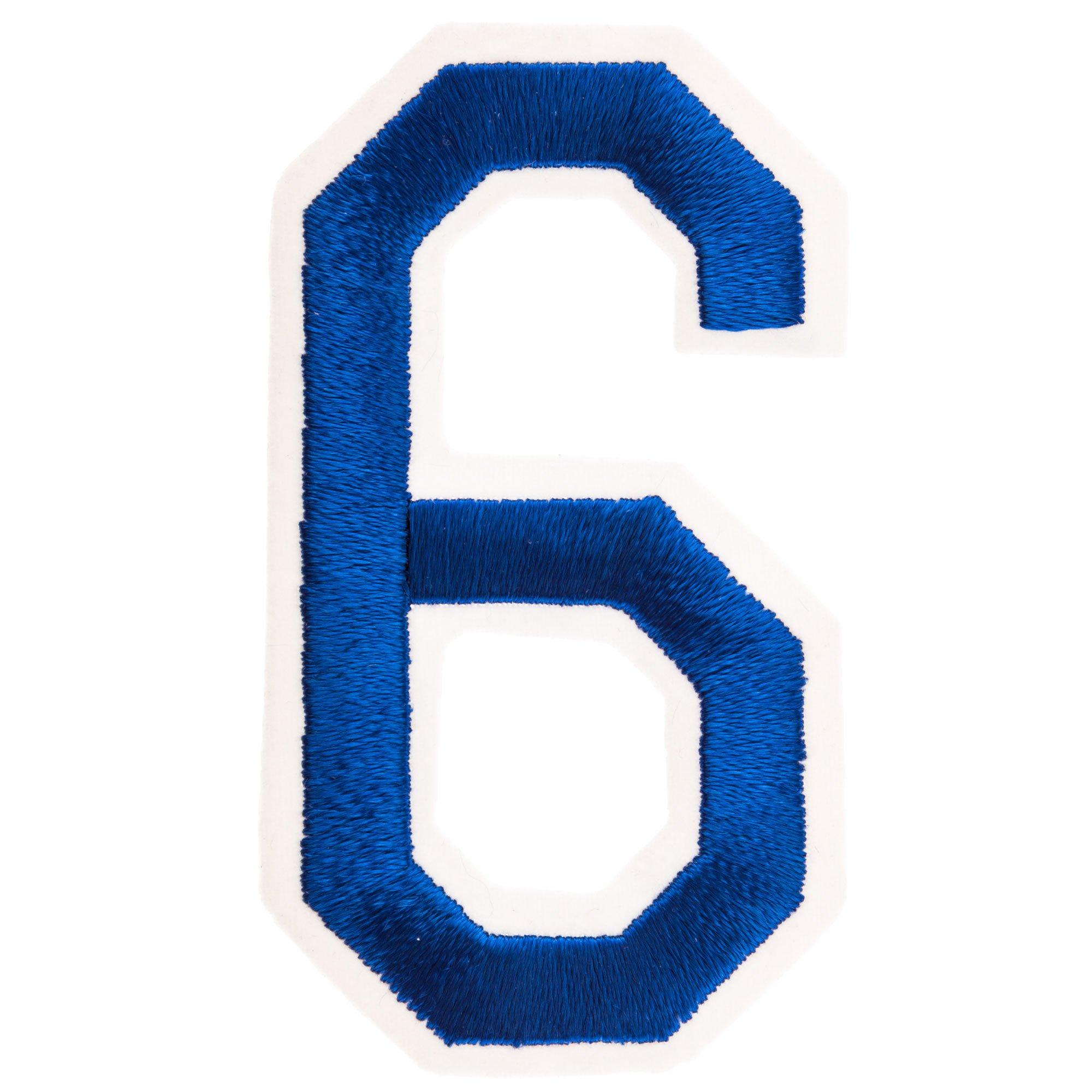 Embroidered Number Iron-on Patch - 3