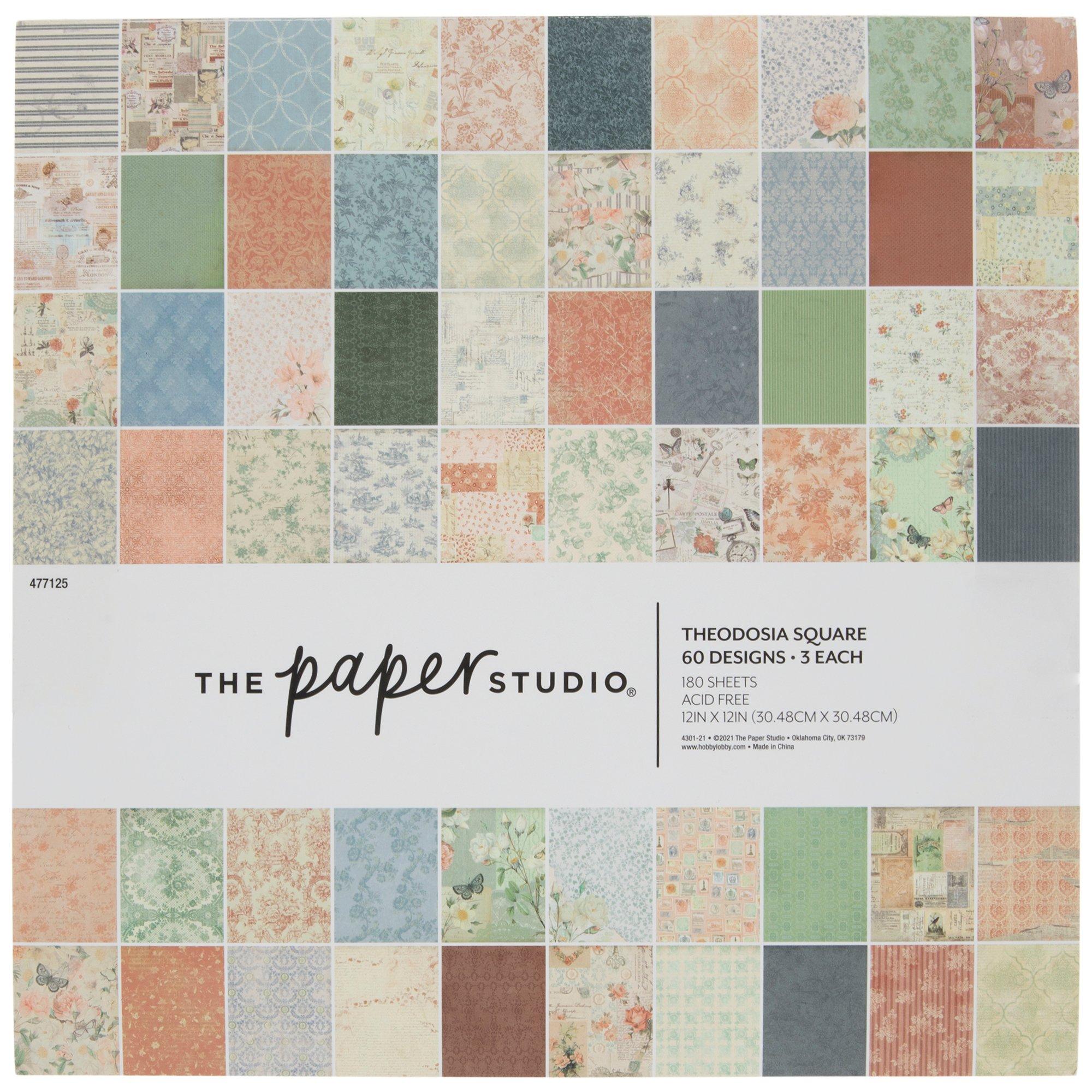 Buy Printed Designer Paper Pack 12 X 12 Inch Set of 12 online in