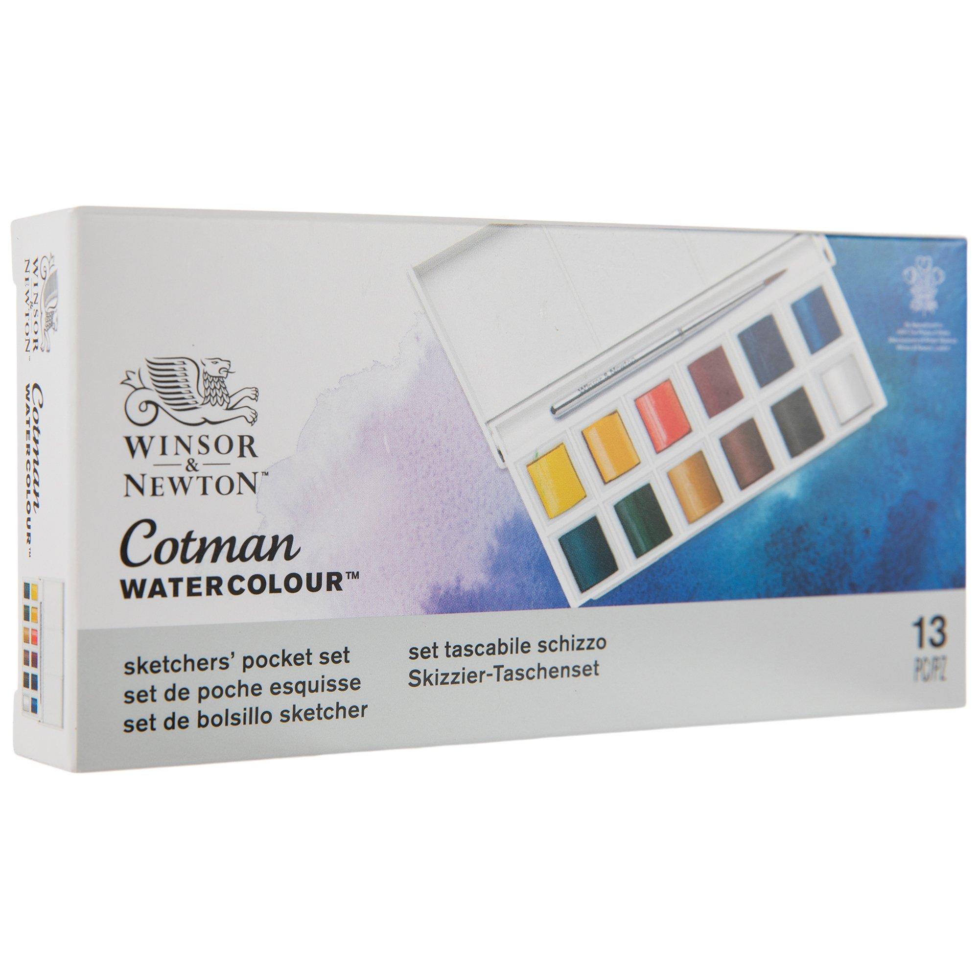 Winsor and Newton Cotman Water Color Pocket Plus Set - 8740094