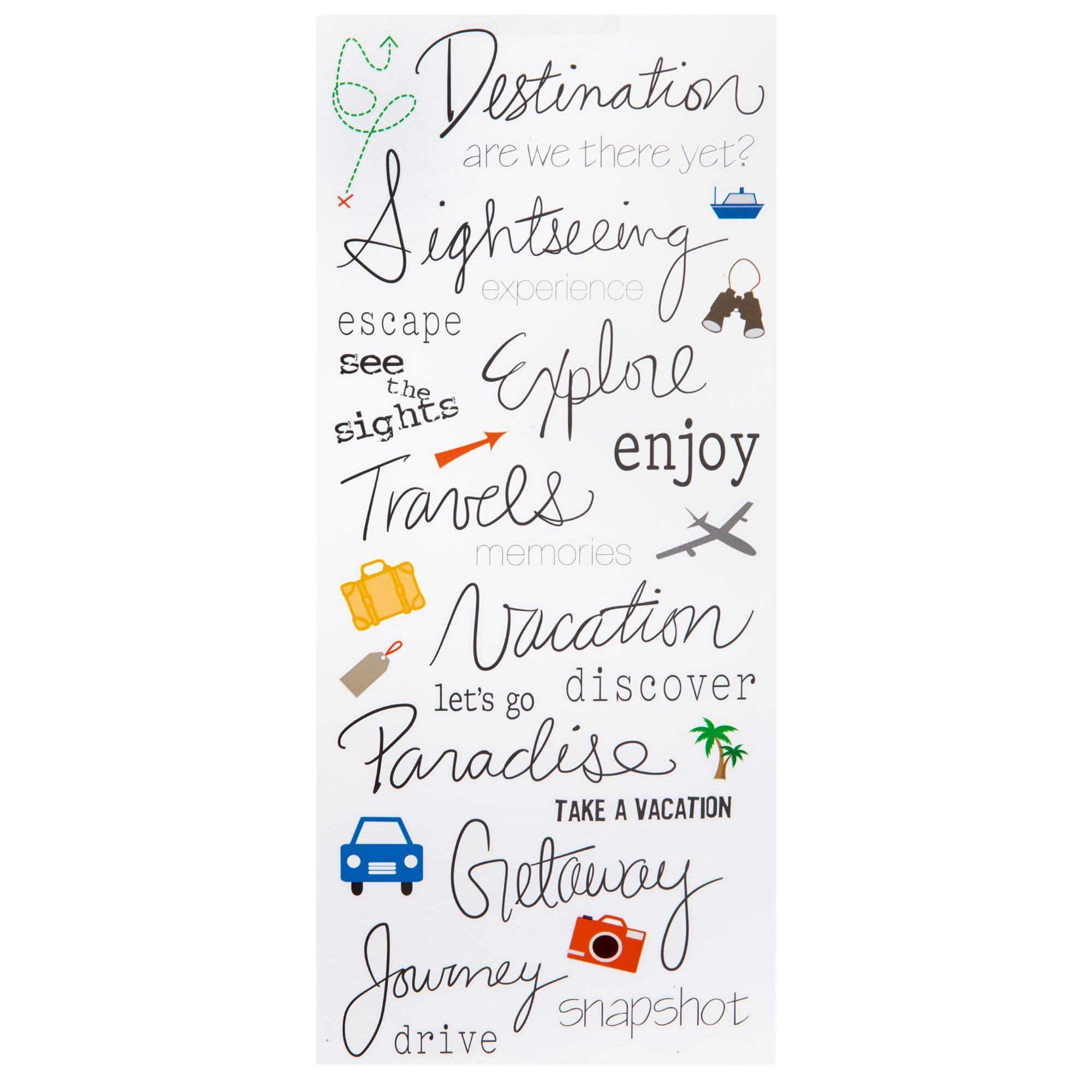 Travel Handwritten Stickers Hobby Lobby 478693