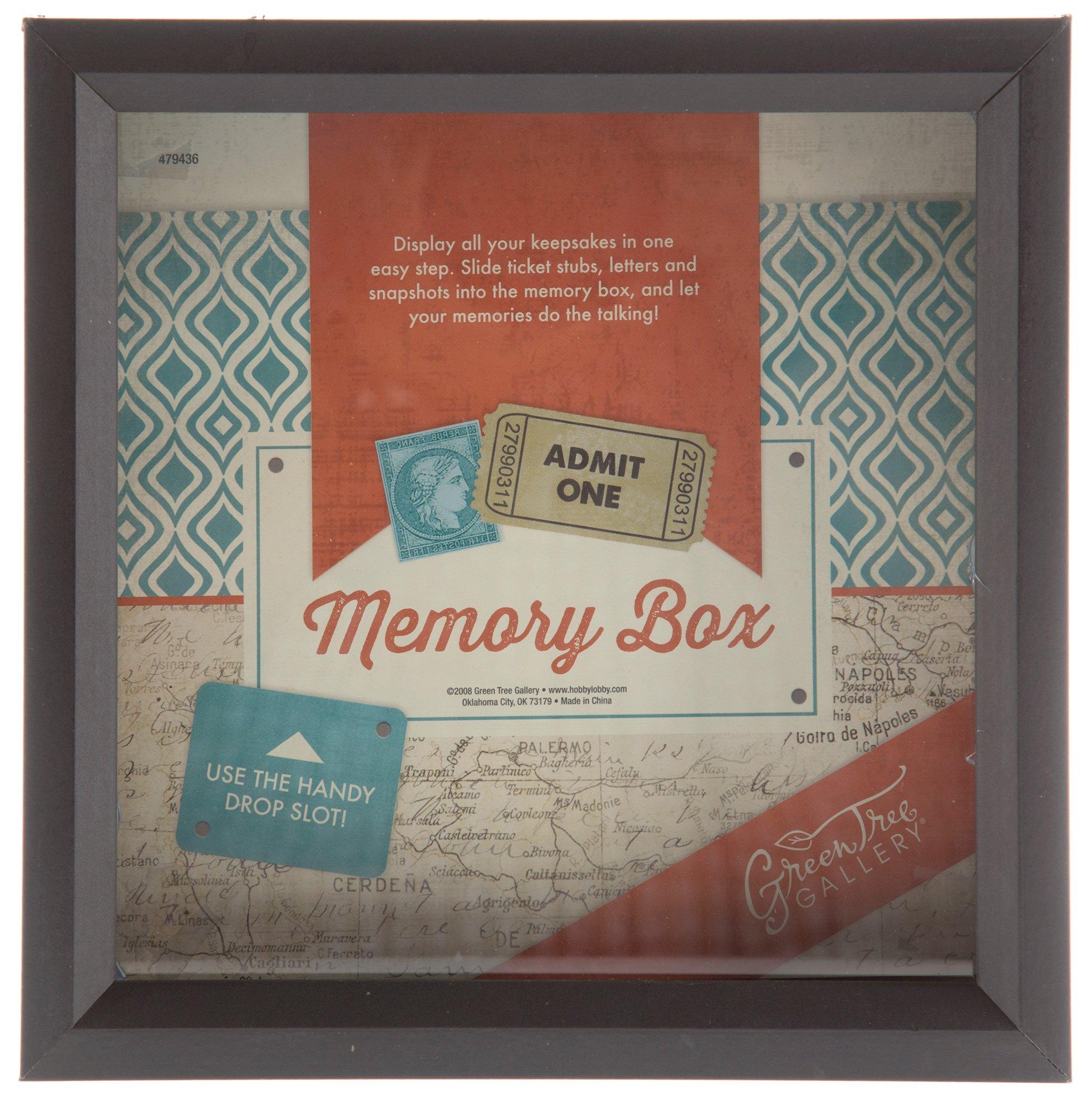 Charcoal 8x8 Wood Shadow Box with Grey Acid-Free Backing - With 5/8 Usable  Depth - With UV Acrylic & Hanging Hardware - Bed Bath & Beyond - 38021772