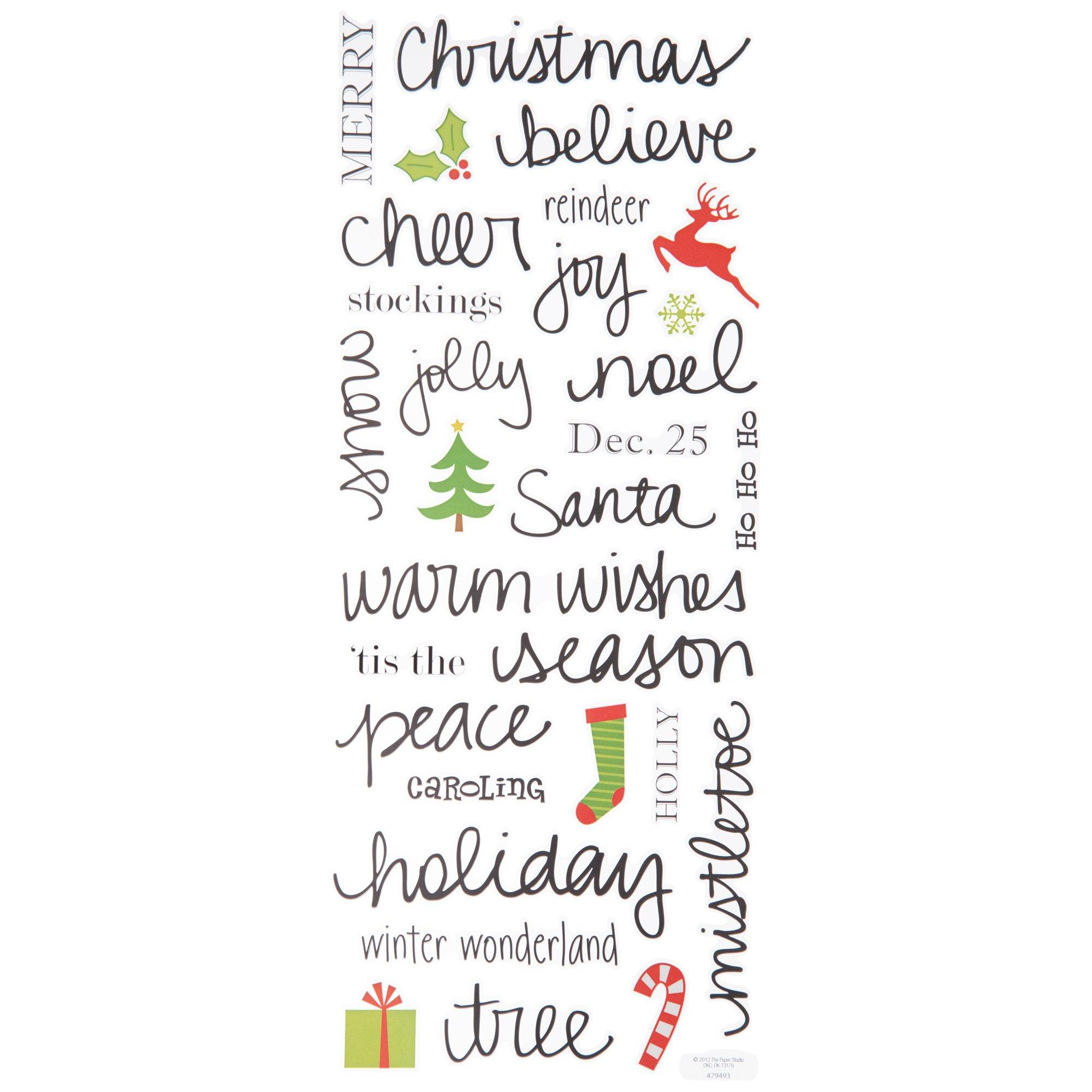 Handwritten Christmas Stickers  Hobby Lobby  479493