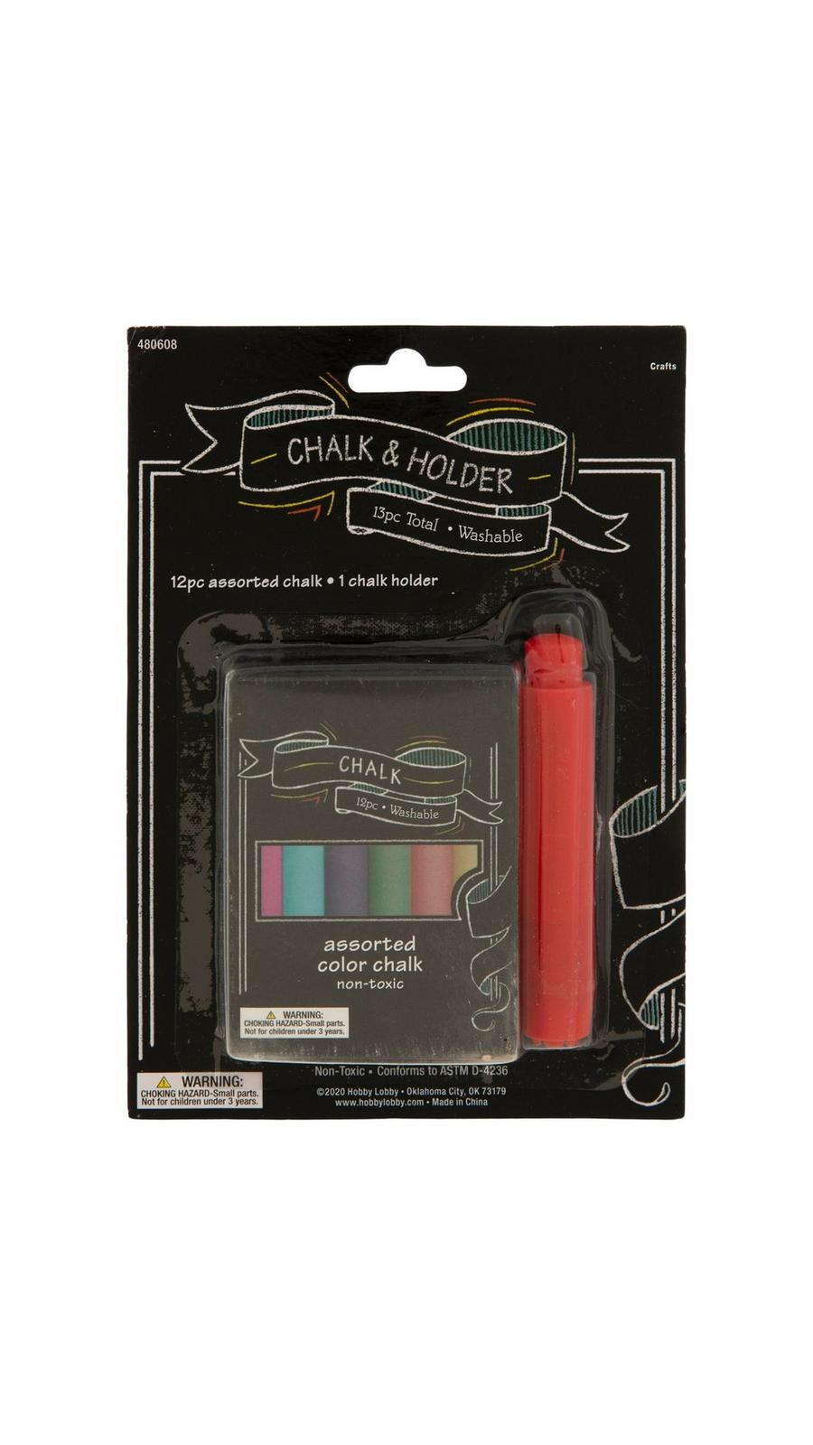 Chalk & Holder - 13 Piece Set | Hobby Lobby | 480608