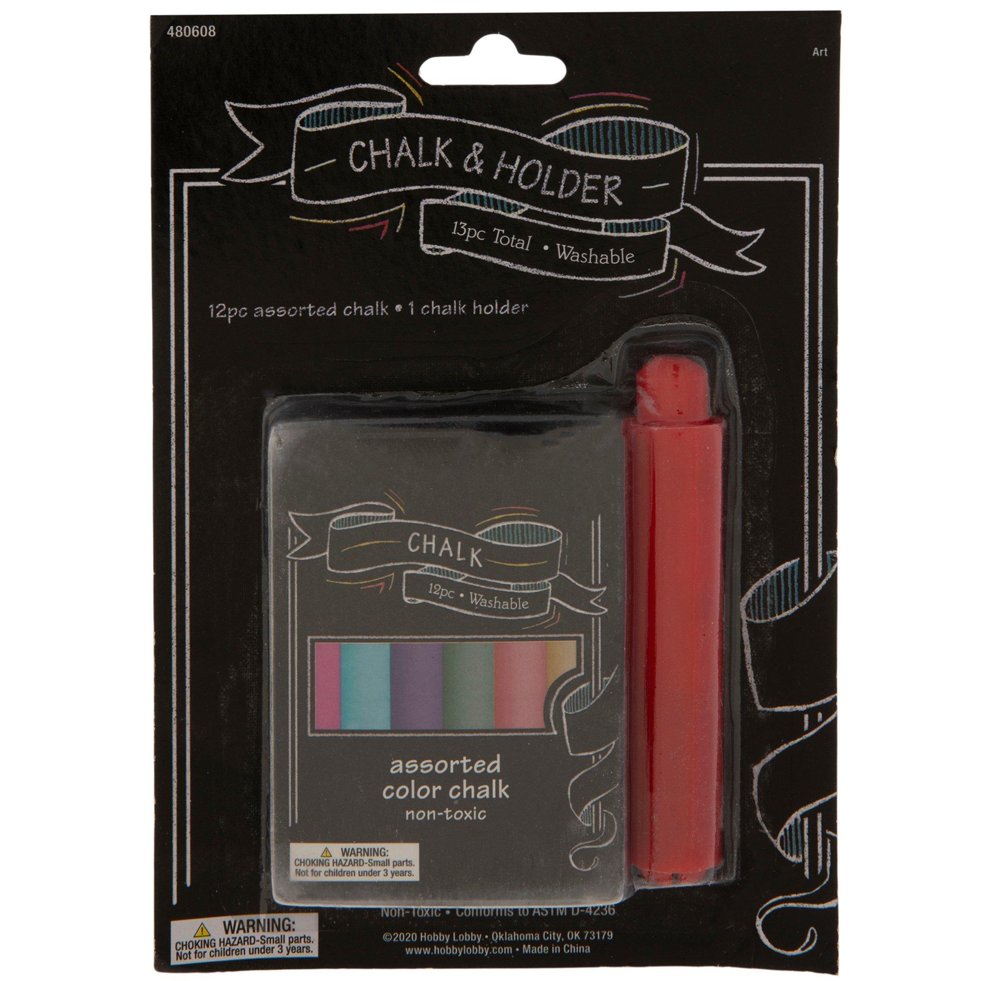 Chalk & Holder 13 Piece Set Hobby Lobby 480608