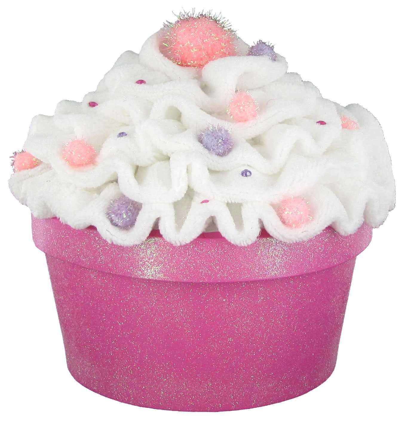 Pink & White Cupcake Box With Glitter Base Hobby Lobby 482430
