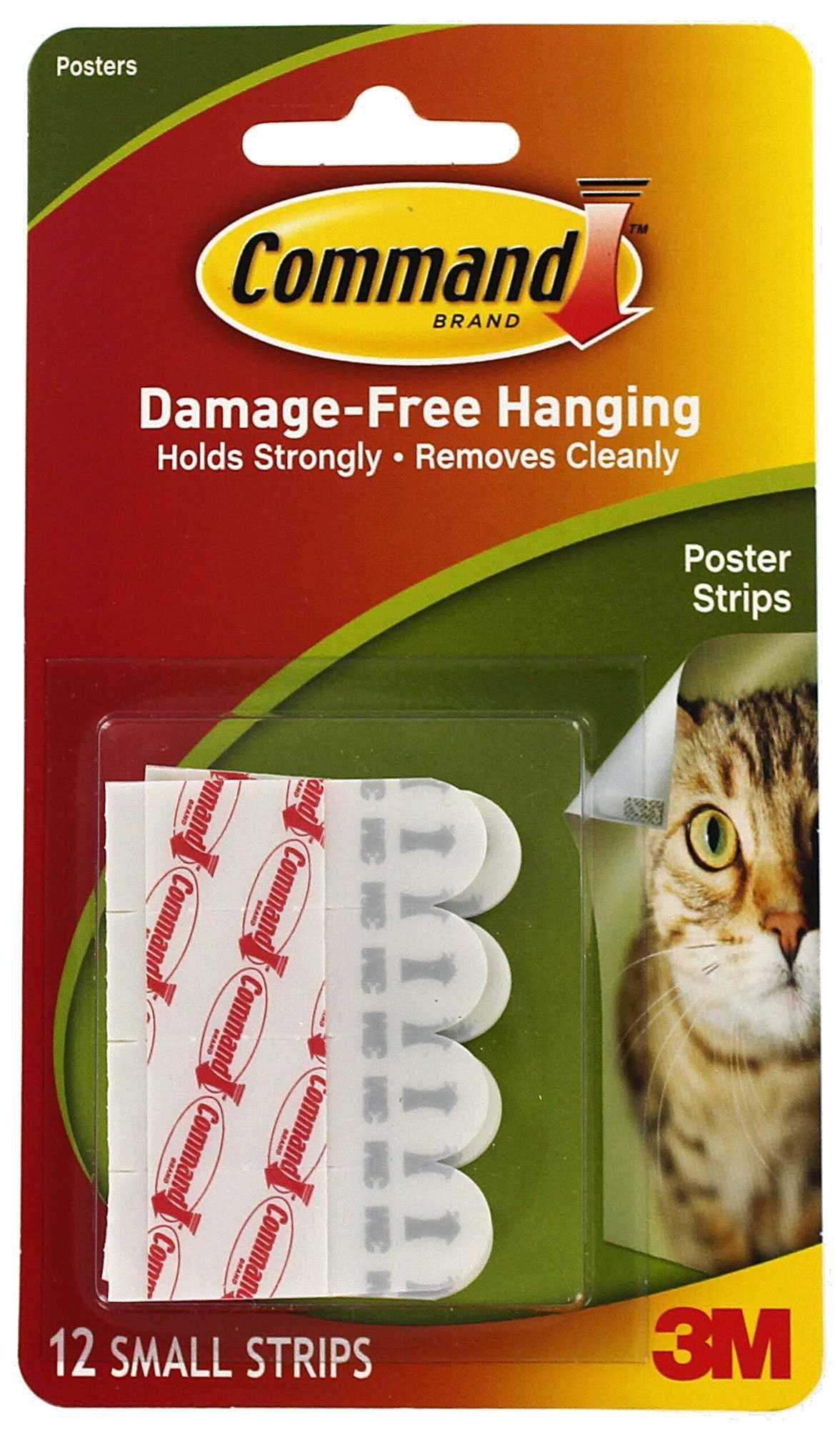 Command™ Damage-Free Hanging Poster Strips - White, 12 ct - Kroger