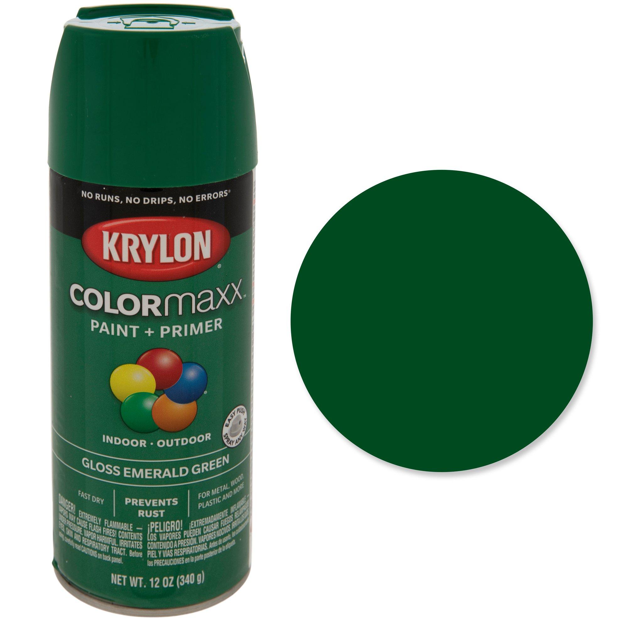 Krylon ColorMaxx Glossy Spray Paint &amp; Primer