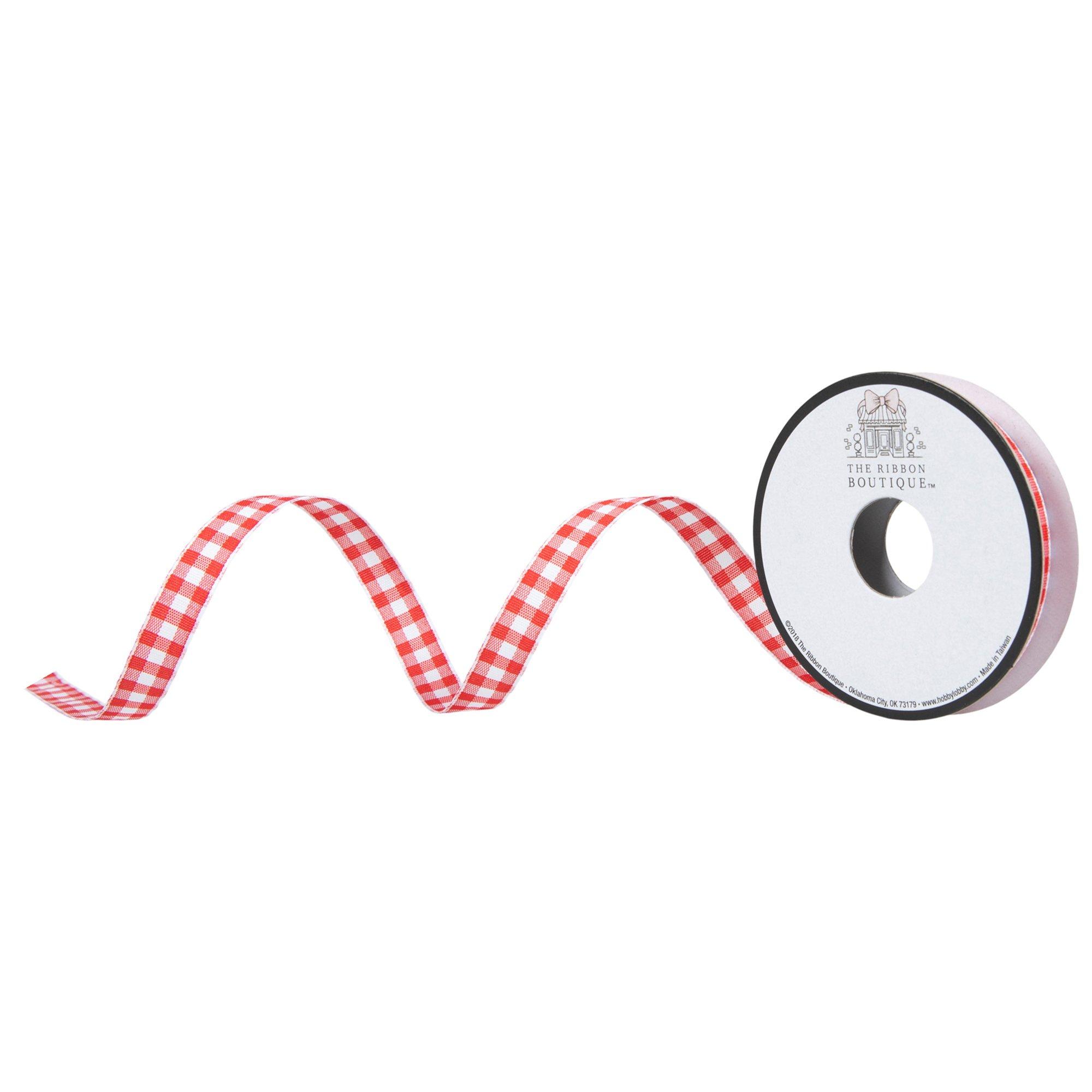 Gingham Ribbon 3/8" Hobby Lobby 488924