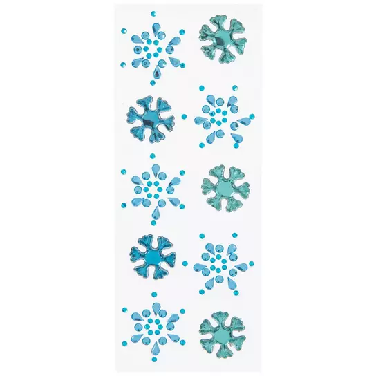 Snowflake Rhinestone Stickers, Hobby Lobby
