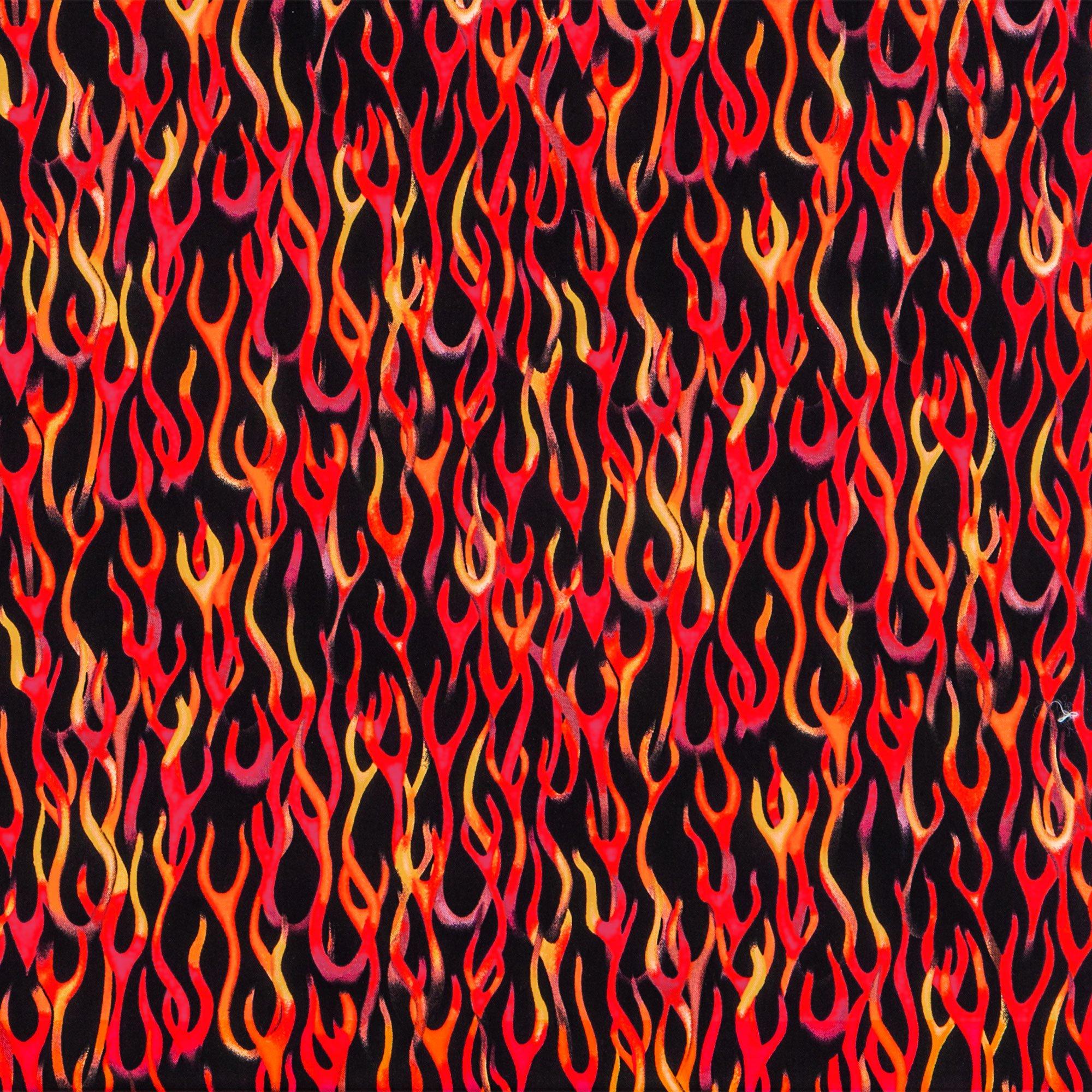 Flames Cotton Calico Fabric, Hobby Lobby