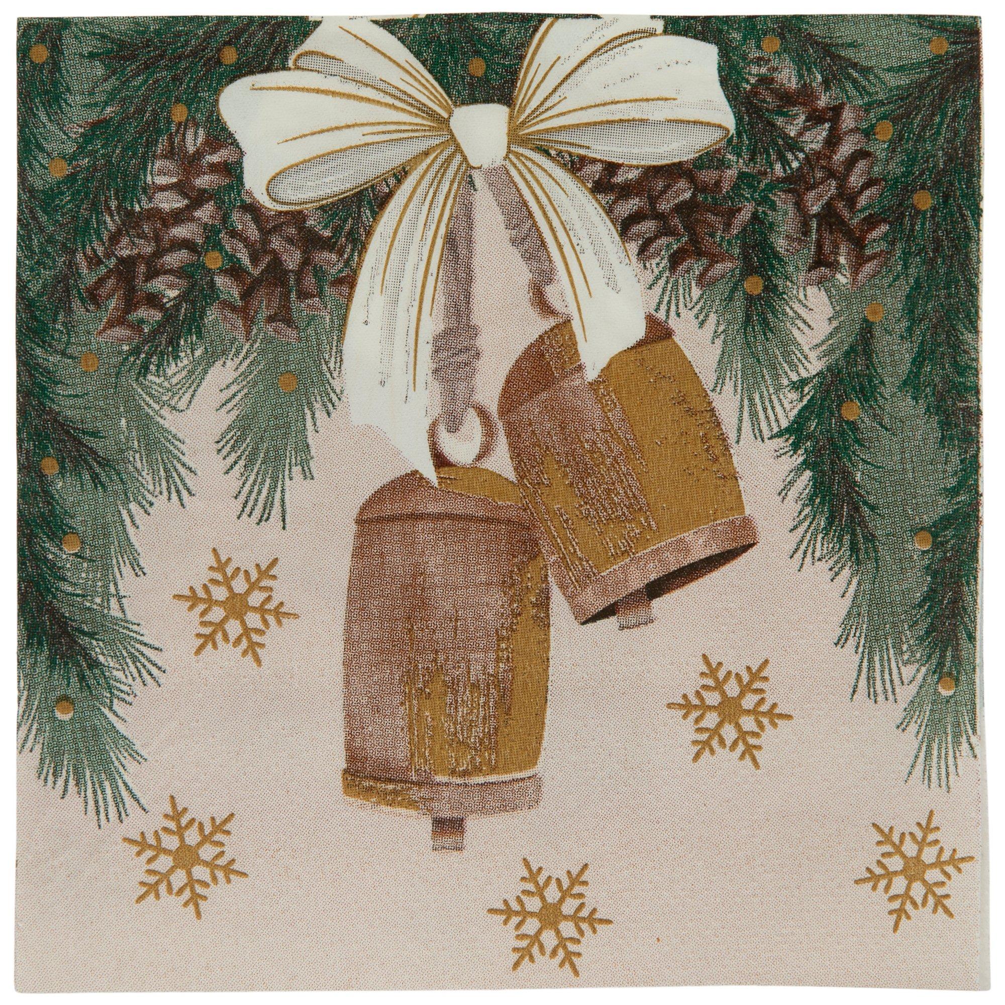 Rustic Bells & Greenery Napkins Small Hobby Lobby 5003595