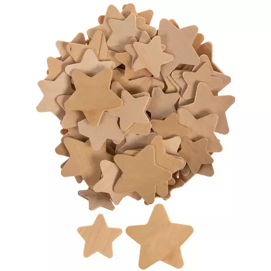 Star Wood Shapes, Hobby Lobby