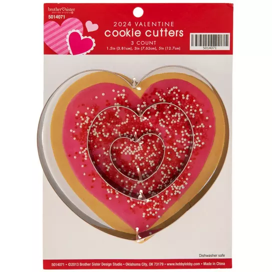 Valentine's Day Cookie Cutters Stainless Steel Pastry Cutter - Temu
