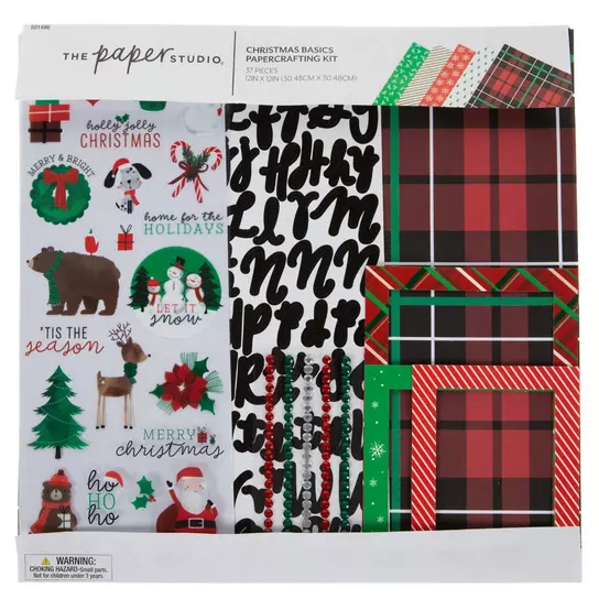 Christmas Digital Scrapbook Paper • Crafting my Home