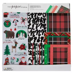 Christmas Basics Paper Craft Kit - 12" x 12"