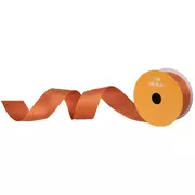 Orange Glitter Wired Edge Ribbon - 1 1/2"