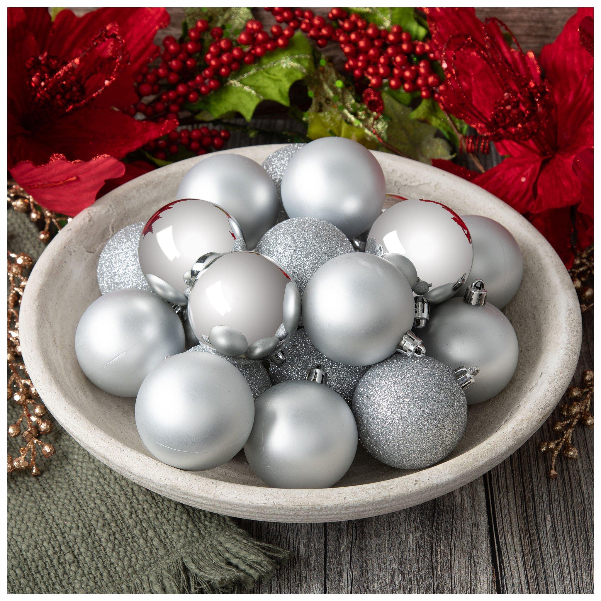 Matte, Shiny & Glitter Ball Ornament Set | Hobby Lobby | 5048723