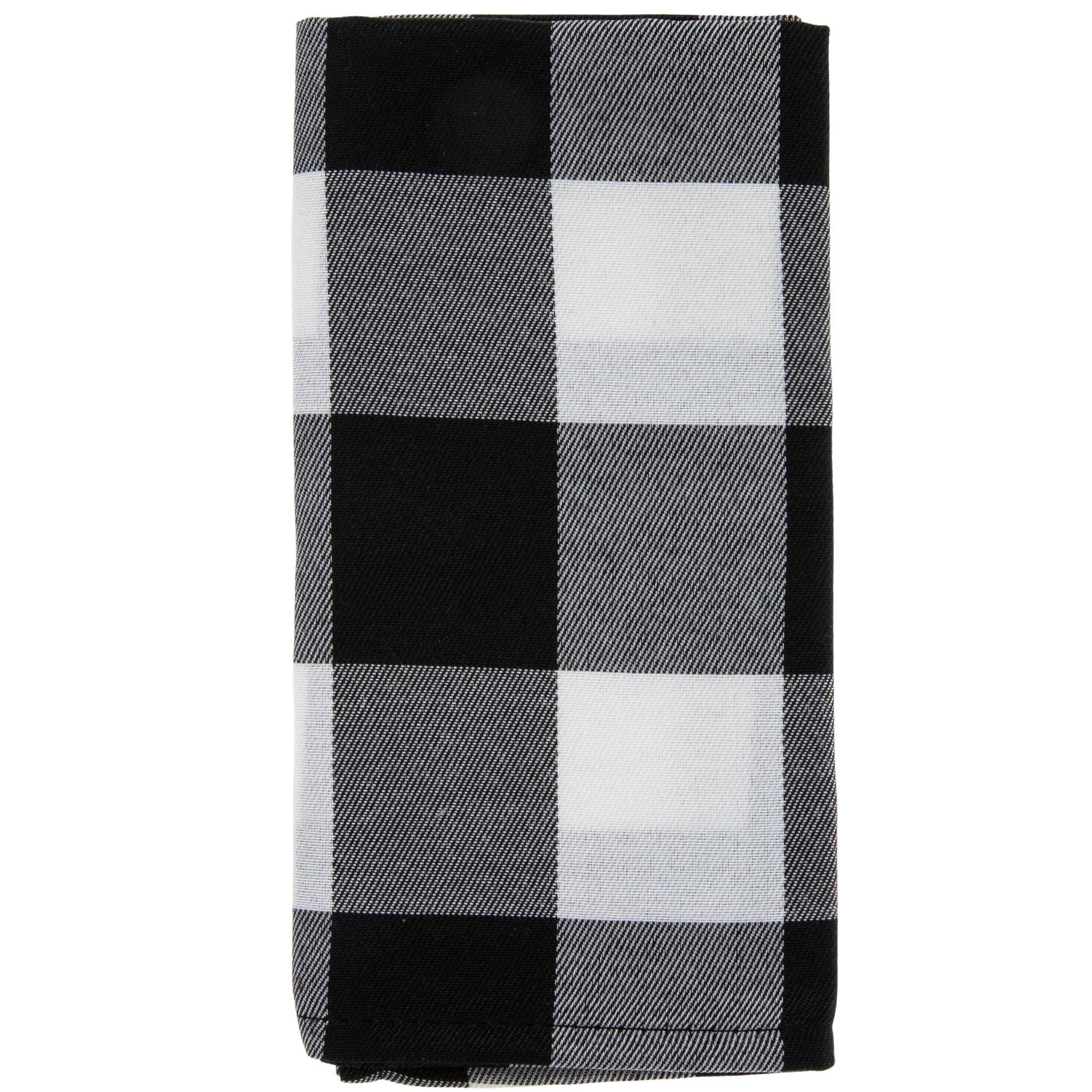 Black & White Buffalo Check Cloth Napkins Hobby Lobby 5052246