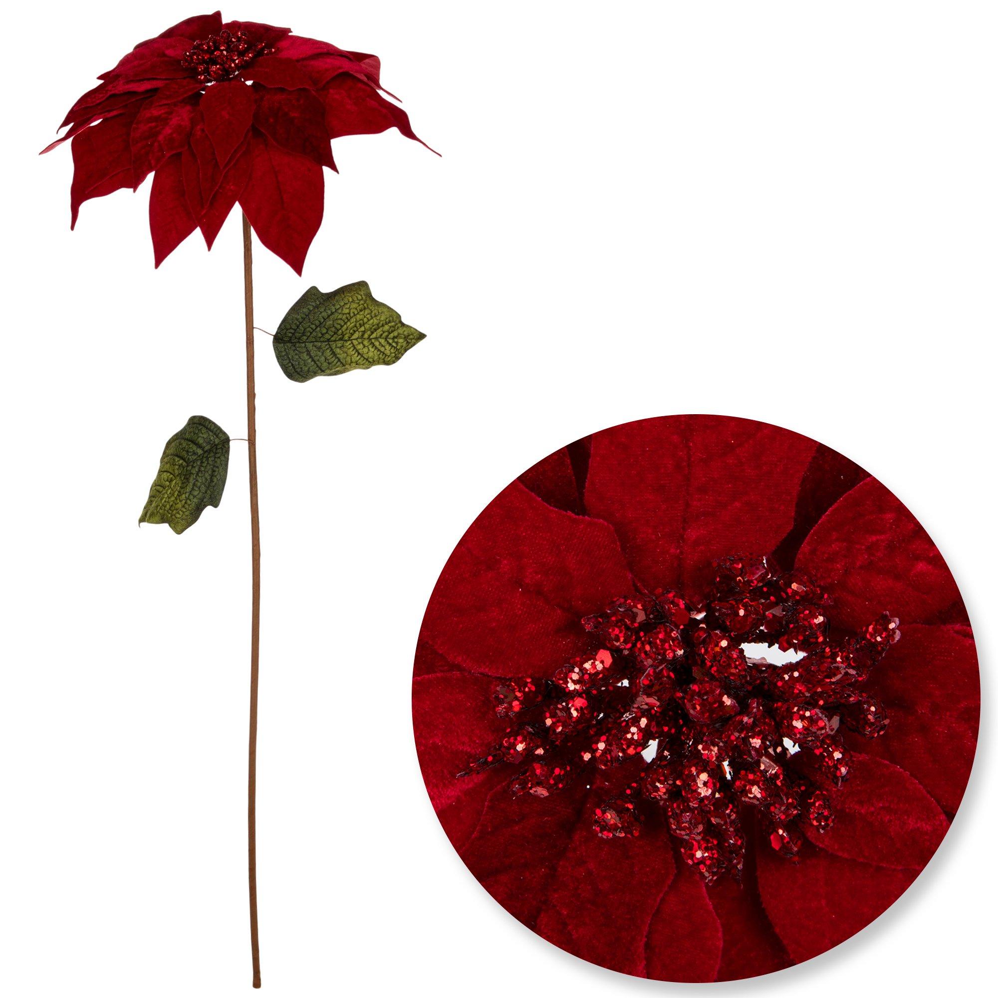 Red Velvet Poinsettia Stem Hobby Lobby 5052667