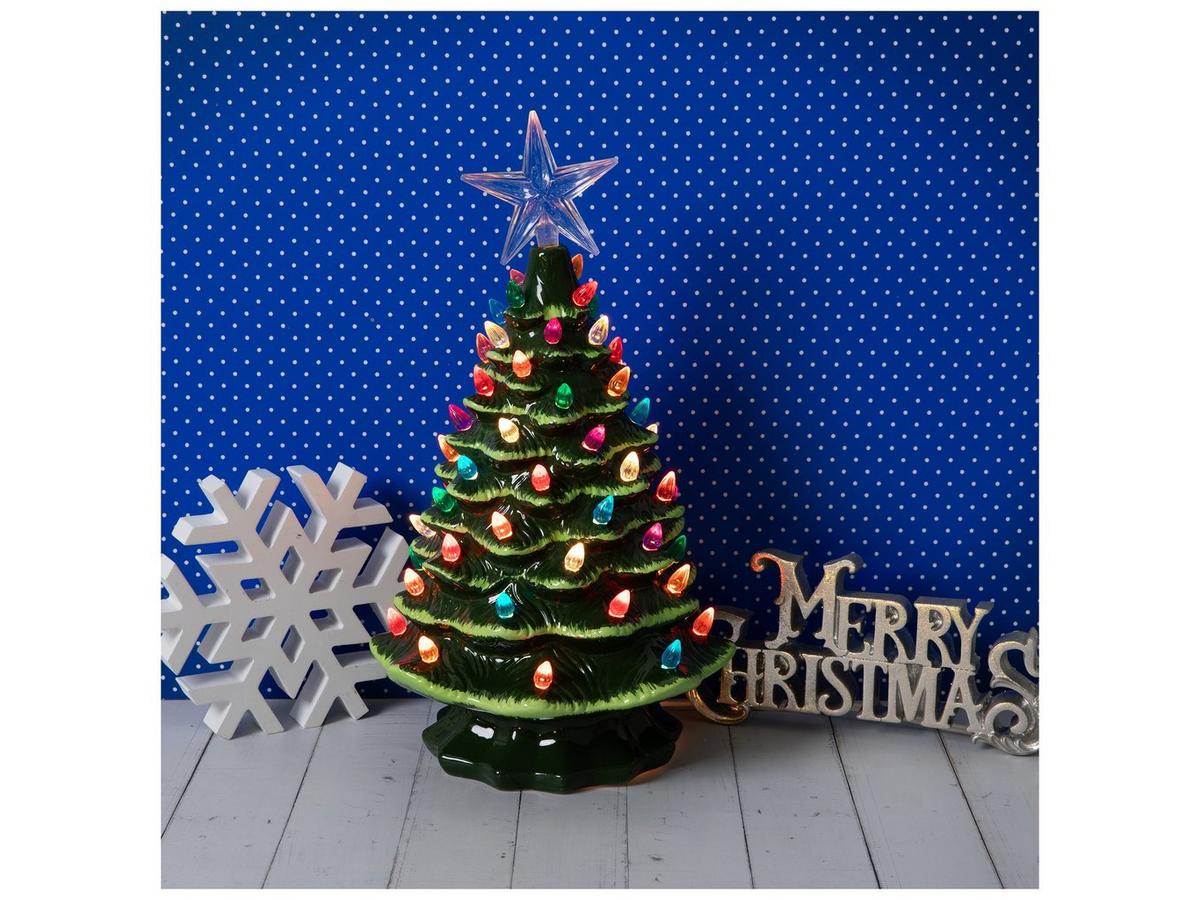 Green Light Up Ceramic Christmas Tree | Hobby Lobby | 5056460