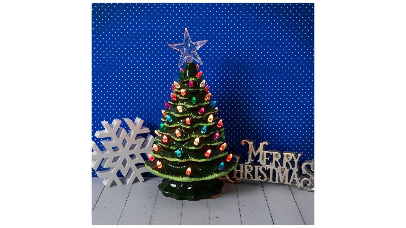 Green Light Up Ceramic Christmas Tree | Hobby Lobby | 5056460