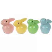 Pastel Easter Bunny 3D Stickers