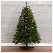Yuletide Pine Pre-Lit Christmas Tree - 4.5'