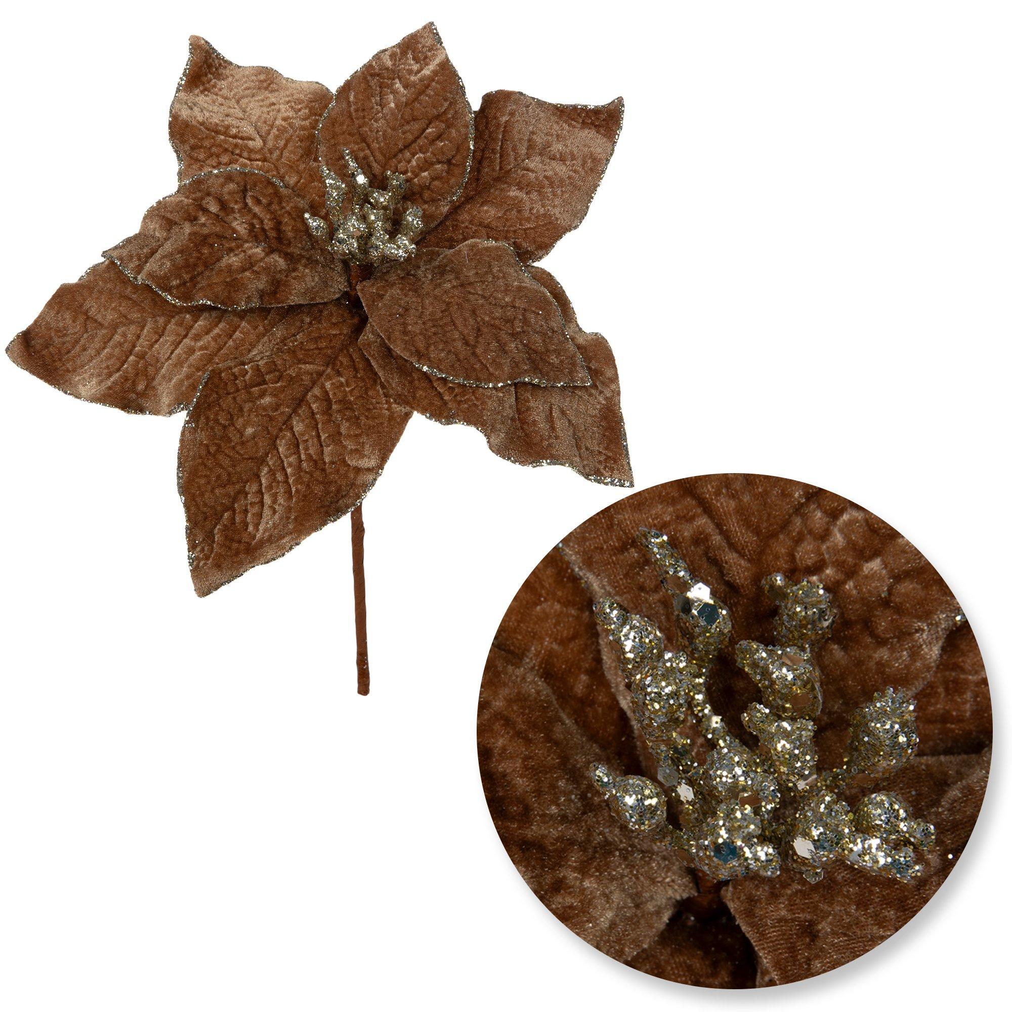 Glitter Poinsettia Pick Hobby Lobby 5073028