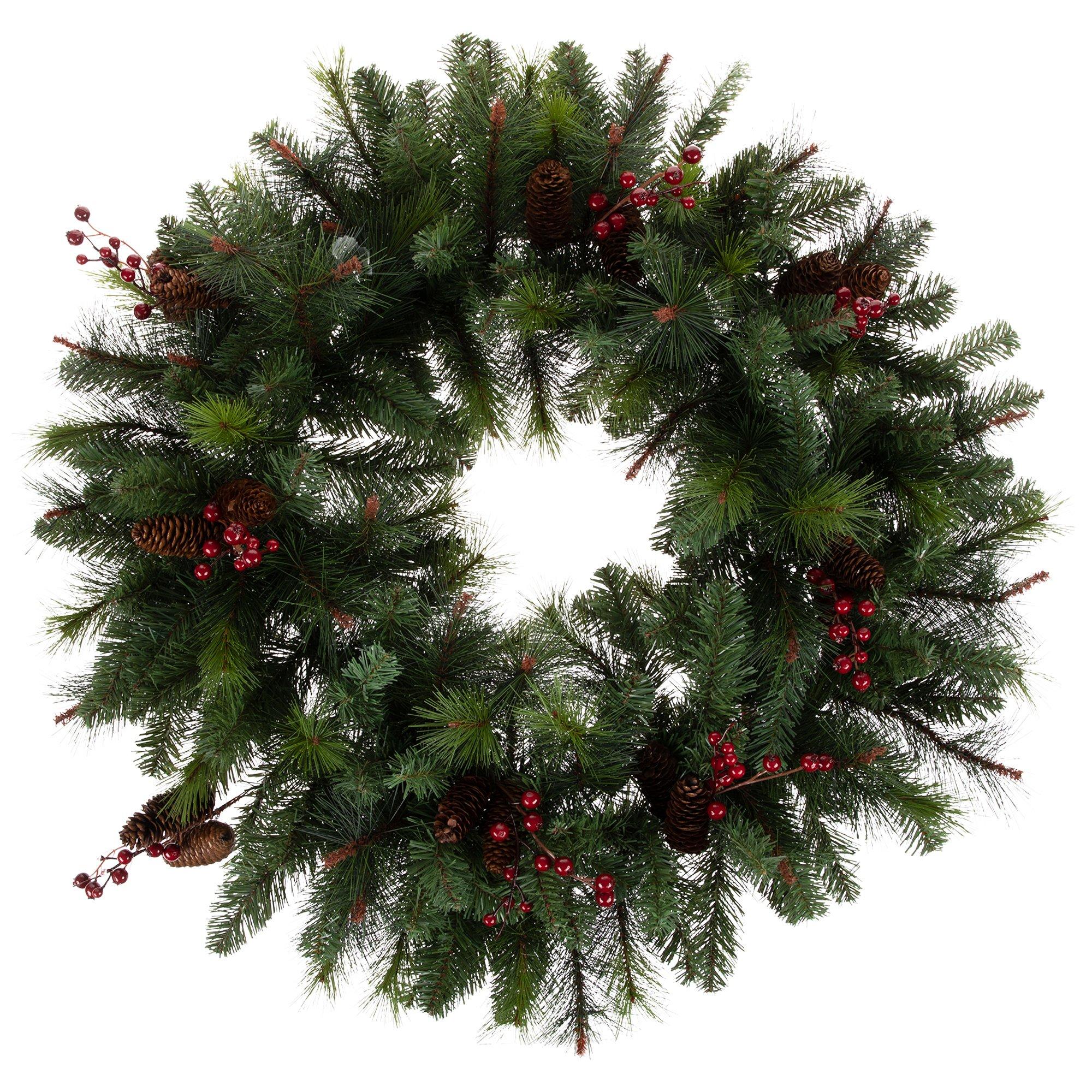 Pine, Berry &amp; Pinecone Wreath | Hobby Lobby | 5079298