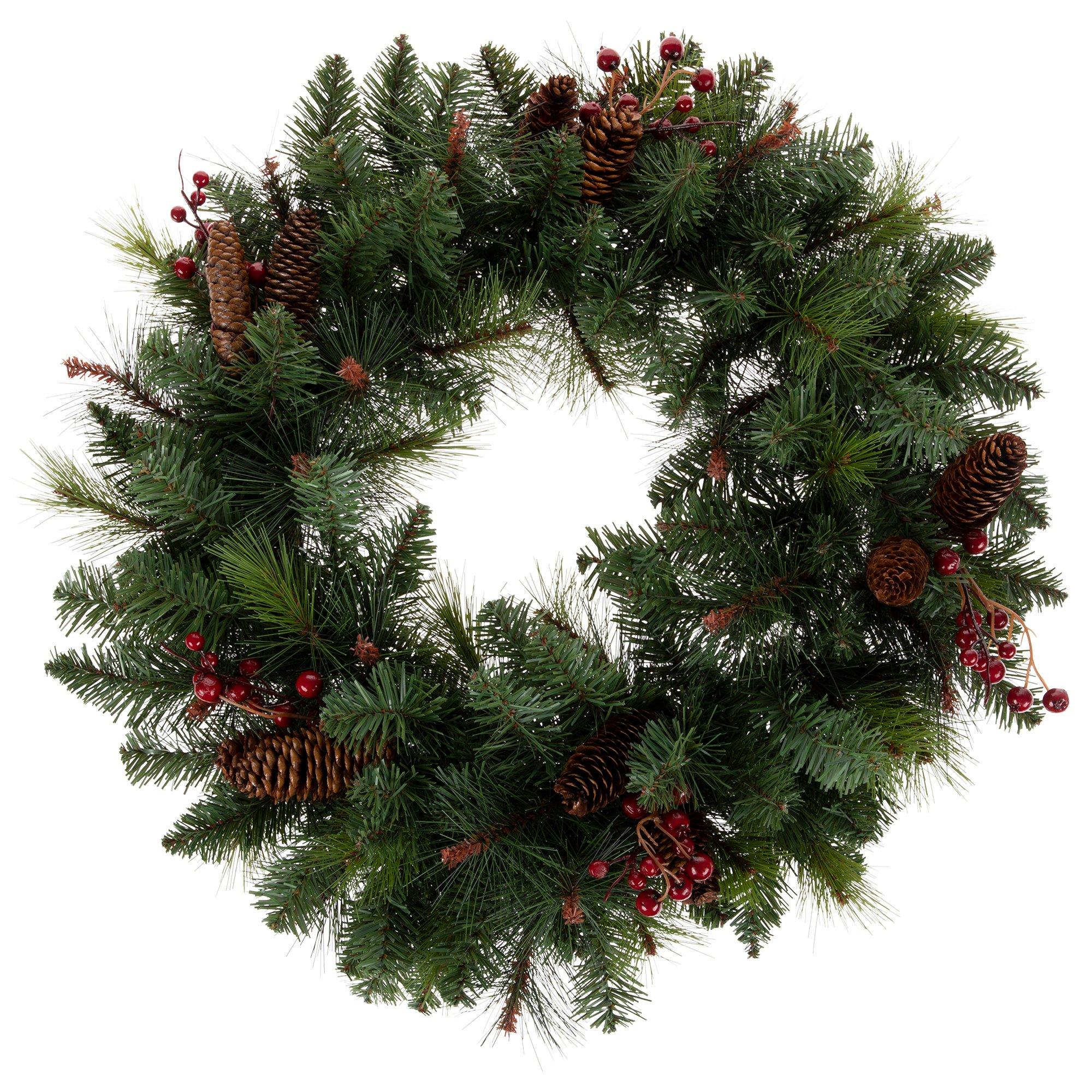Pine, Berry & Pinecone Wreath Hobby Lobby 5079389