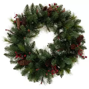 Pine, Berry & Pinecone Wreath