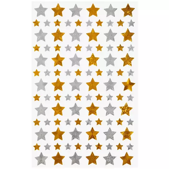 Gold Sticker Star