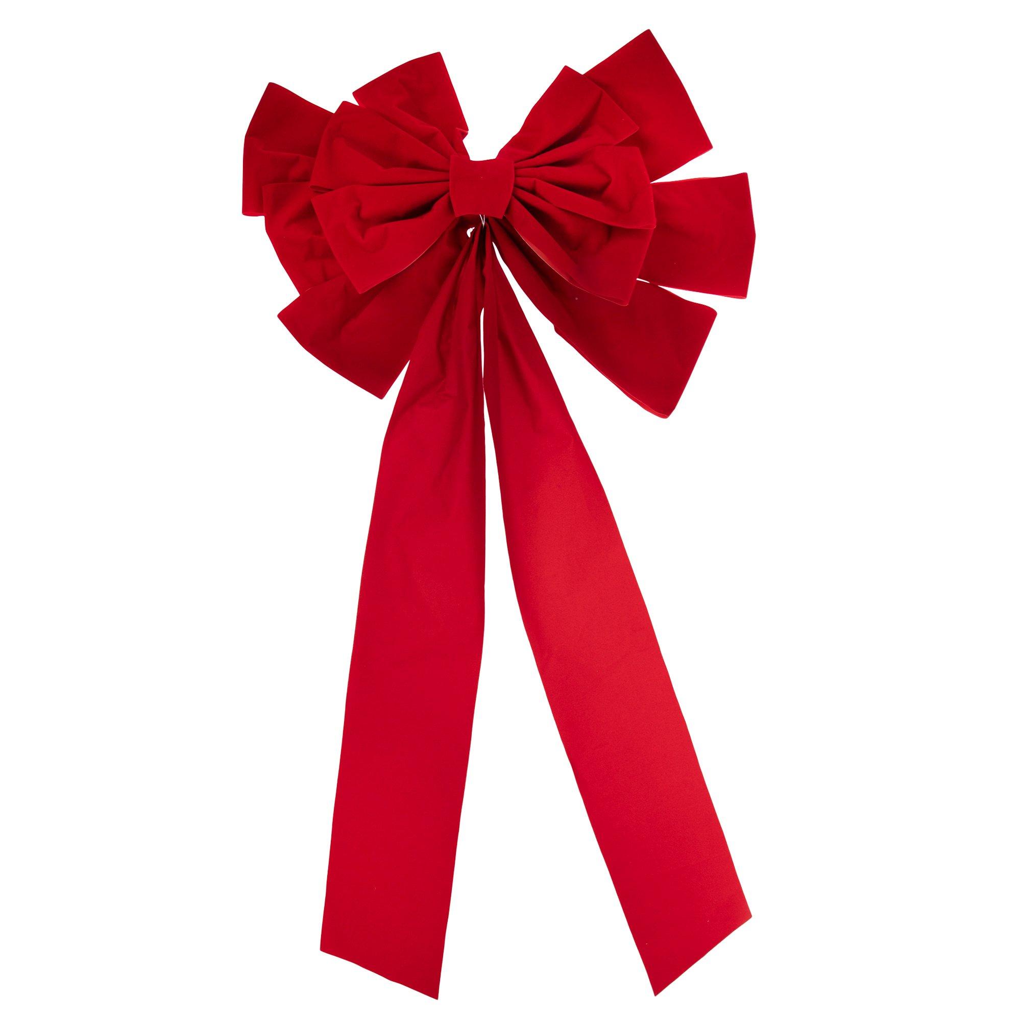 Giant Red Velvet Bow view 1