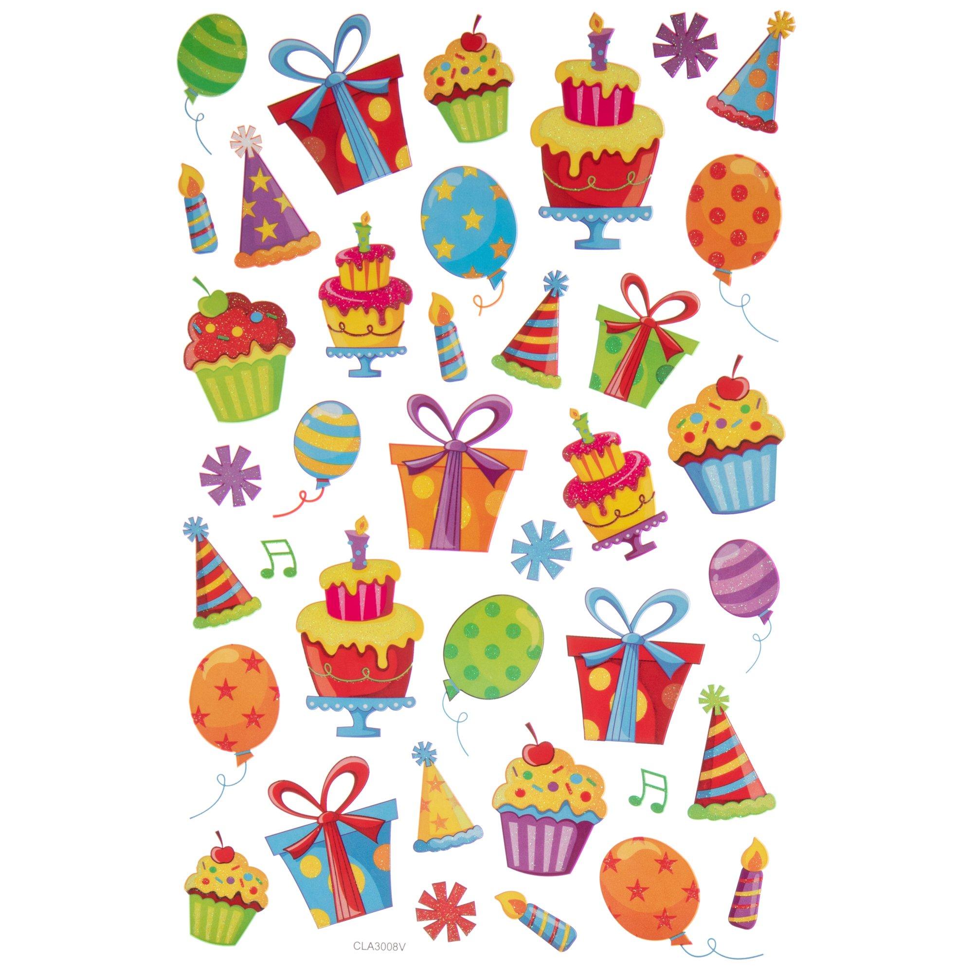 Gifts & Balloons Glitter Stickers Hobby Lobby 508309