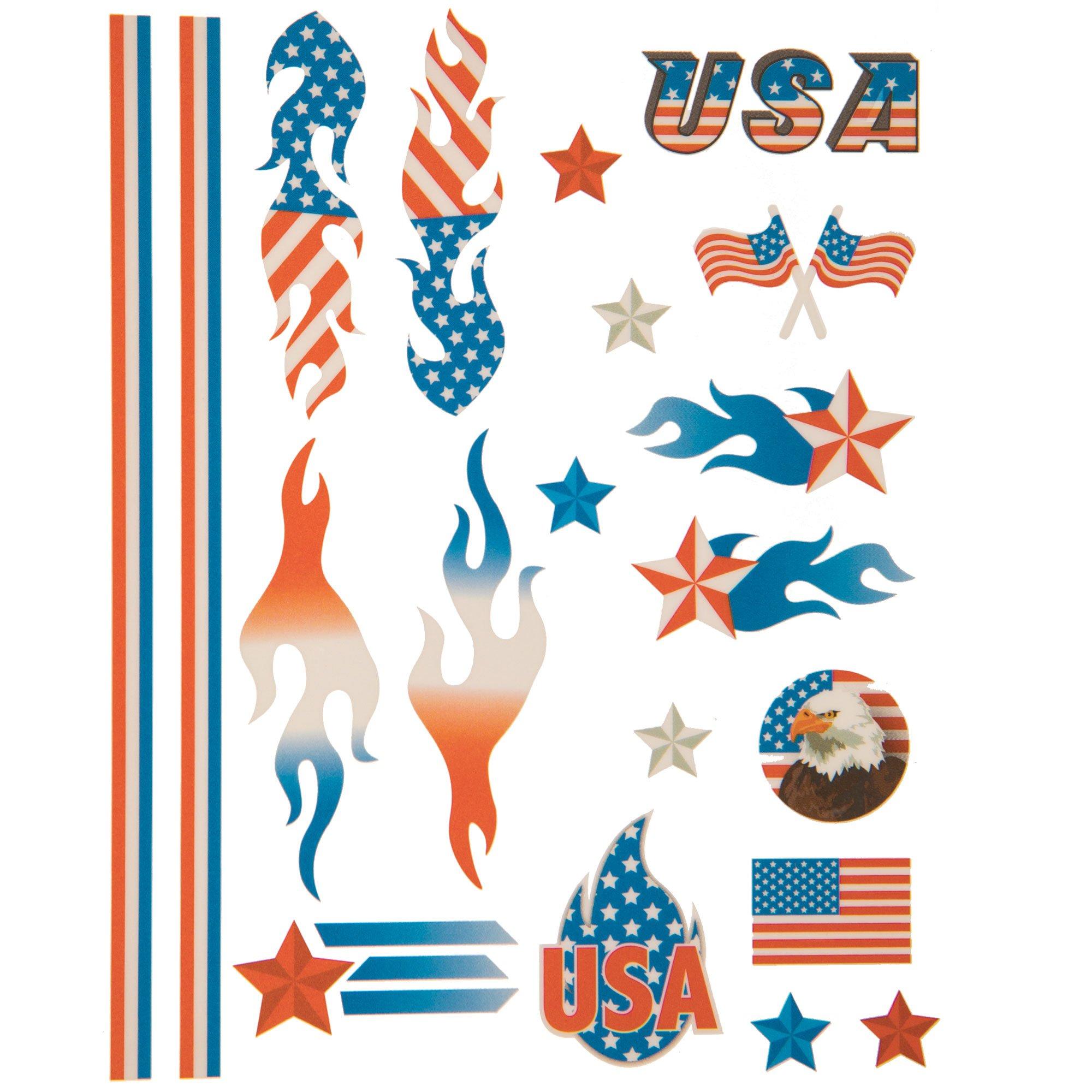 Patriotic Derby Car Dry Transfer Decals Hobby Lobby 509000