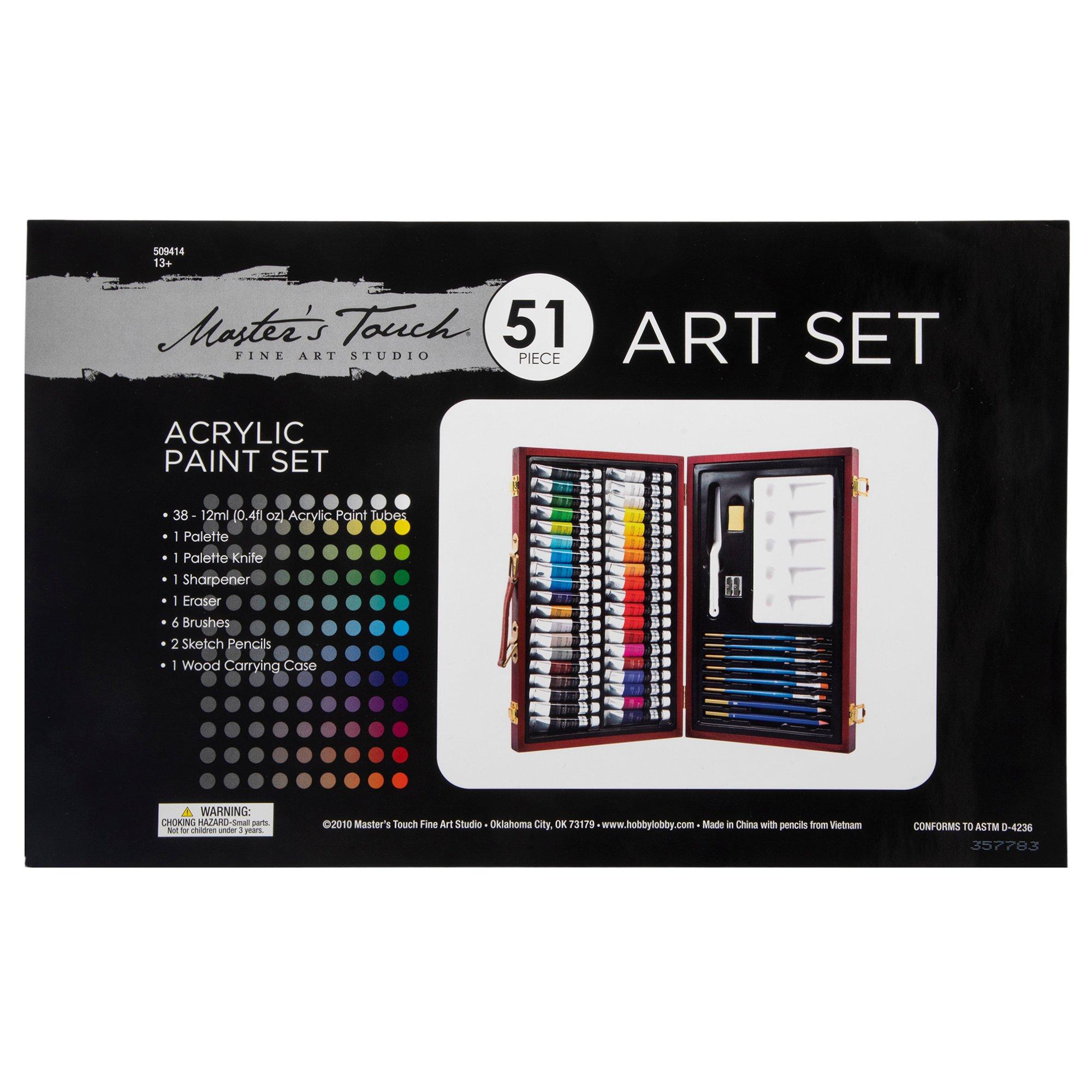 Oil Color Paint Set - 51 Pieces