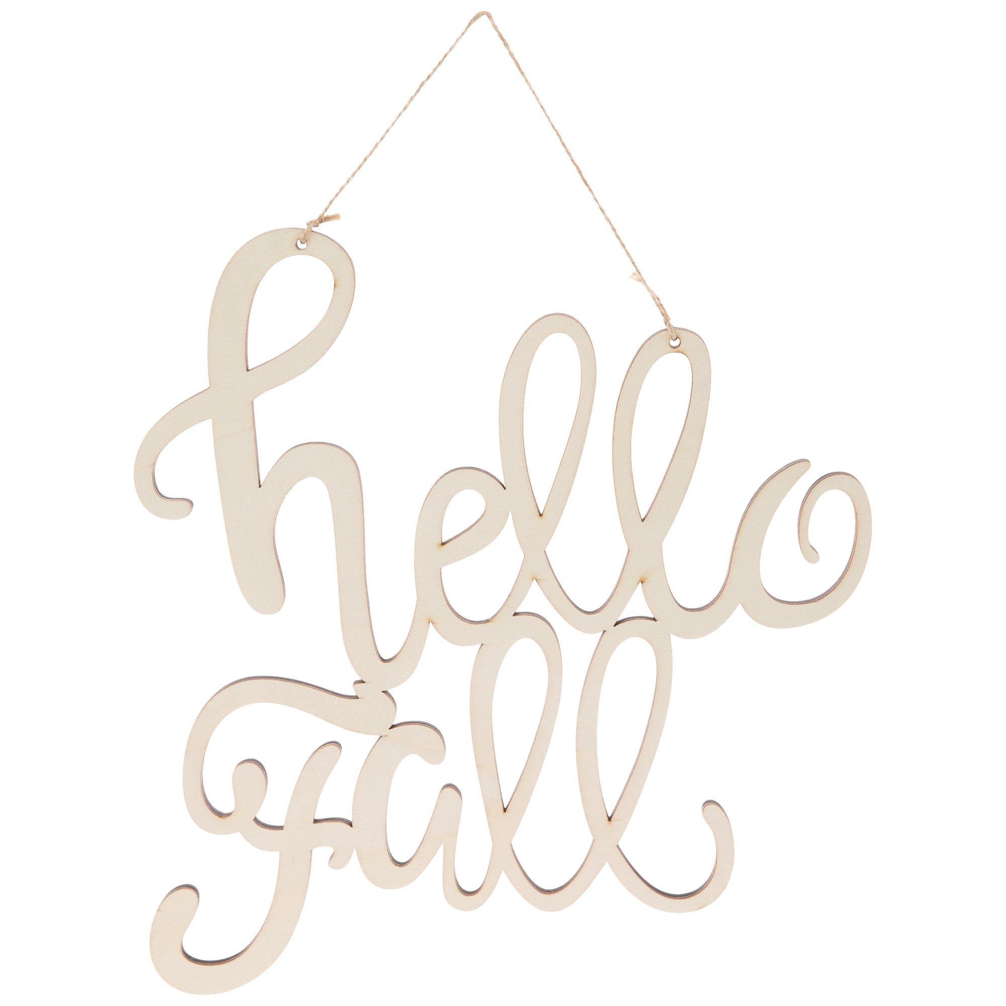 Hello Fall Wood Wall Decor Hobby Lobby 5094909