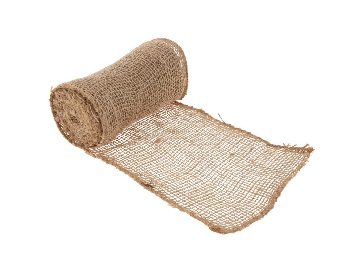 Natural Burlap Ribbon - 5 1/2